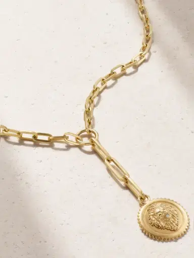 Foundrae + Net Sustain Strength 18-karat Recycled Gold Diamond Necklace | Thumbnail 1
