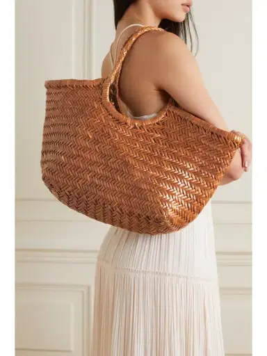 Dragon Diffusion Nantucket Large Woven Leather Tote | Thumbnail 2 Dragon Diffusion Nantucket Large Woven Leather Tote | Thumbnail 2
