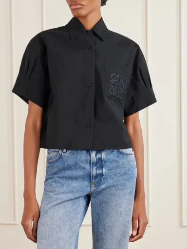 Loewe + Paula's Ibiza Anagram-embroidered Cotton-blend Shirt | Thumbnail 3 Loewe + Paula's Ibiza Anagram-embroidered Cotton-blend Shirt | Thumbnail 3