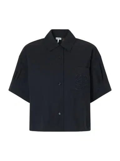 Loewe + Paula's Ibiza Anagram-embroidered Cotton-blend Shirt | Thumbnail 1 Loewe + Paula's Ibiza Anagram-embroidered Cotton-blend Shirt | Thumbnail 1