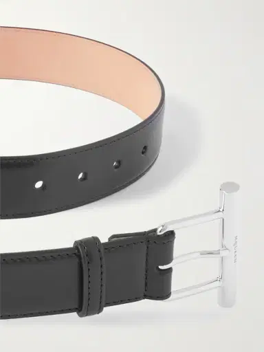 McQueen T-bar Leather Belt | Thumbnail 3