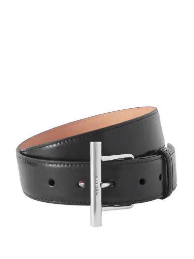 McQueen T-bar Leather Belt | Thumbnail 1