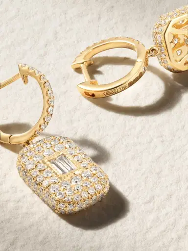 SHAY 18-karat Gold Diamond Earrings | Thumbnail 3