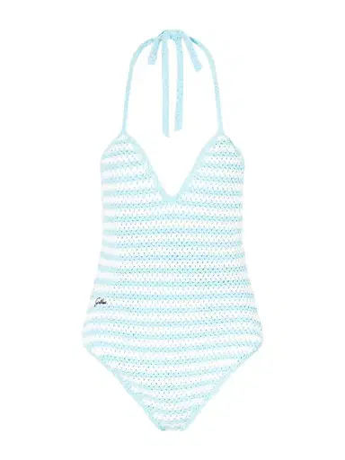 Simkhai Karoline Striped Crocheted Swimsuit | Thumbnail 1 Simkhai Karoline Striped Crocheted Swimsuit | Thumbnail 1