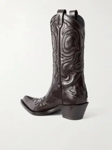 Acne Studios Leather Ankle Cowboy Boots | Thumbnail 3 Acne Studios Leather Ankle Cowboy Boots | Thumbnail 3
