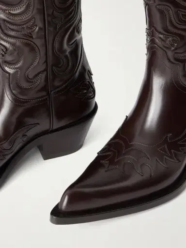 Acne Studios Leather Ankle Cowboy Boots | Thumbnail 5 Acne Studios Leather Ankle Cowboy Boots | Thumbnail 5