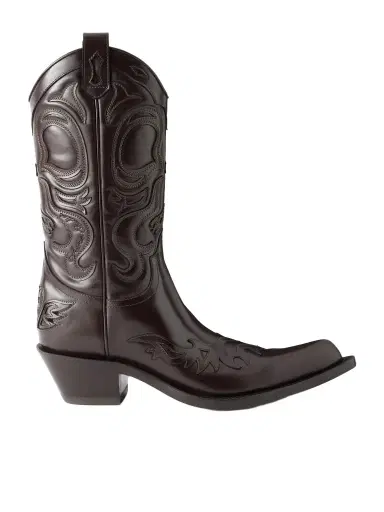 Acne Studios Leather Ankle Cowboy Boots | Thumbnail 1 Acne Studios Leather Ankle Cowboy Boots | Thumbnail 1