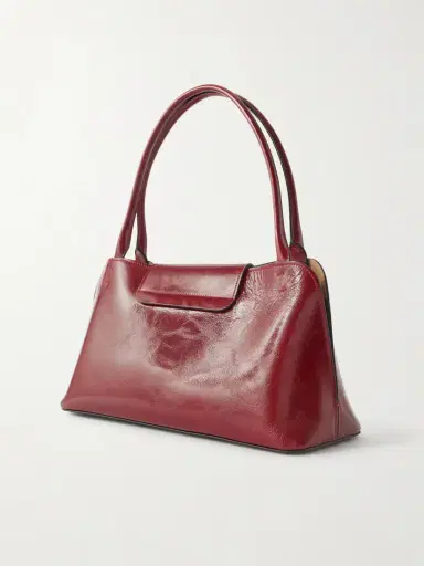 Versace Vivian Medium Glossed-leather Shoulder Bag | Thumbnail 4 Versace Vivian Medium Glossed-leather Shoulder Bag | Thumbnail 4
