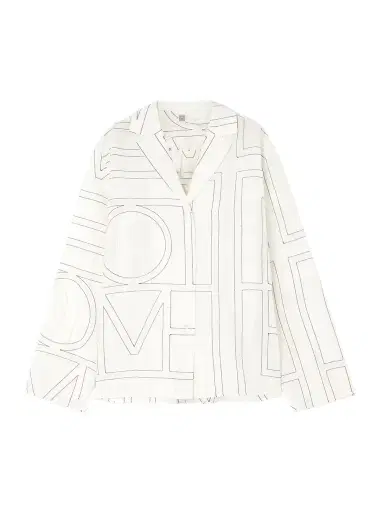 TOTEME Embroidered Organic Cotton And Silk-blend Shirt | Thumbnail 1