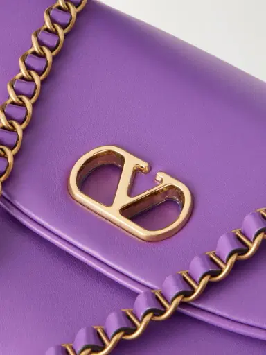 Valentino Garavani Djuna Embellished Leather Shoulder Bag | Thumbnail 5 Valentino Garavani Djuna Embellished Leather Shoulder Bag | Thumbnail 5