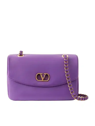 Valentino Garavani Djuna Embellished Leather Shoulder Bag | Thumbnail 1 Valentino Garavani Djuna Embellished Leather Shoulder Bag | Thumbnail 1