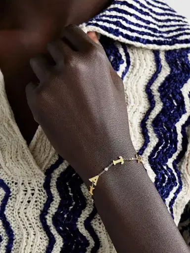 Yvonne Léon Je T'aime 9-karat Gold Diamond Bracelet | Thumbnail 2 Yvonne Léon Je T'aime 9-karat Gold Diamond Bracelet | Thumbnail 2