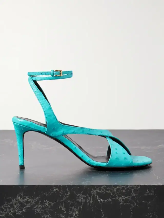 Liria Ostrich Sandals