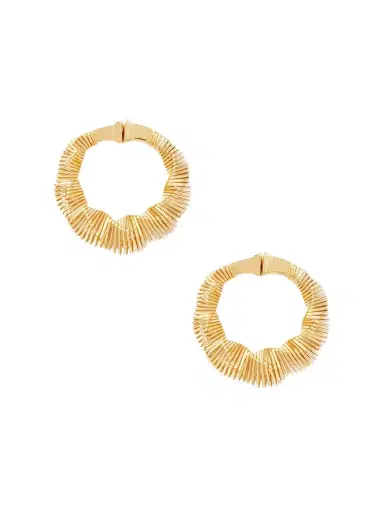 Alaïa Gold-tone Hoop Earrings | Thumbnail 1