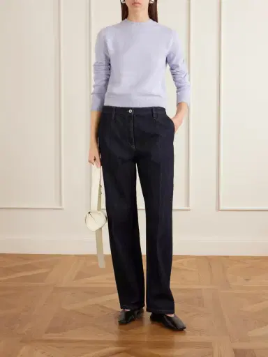 Jil Sander Cropped Wool And Cashmere-blend Sweater | Thumbnail 2