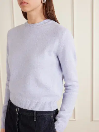 Jil Sander Cropped Wool And Cashmere-blend Sweater | Thumbnail 5