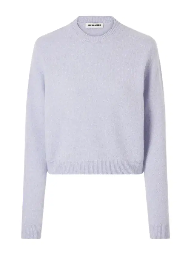 Jil Sander Cropped Wool And Cashmere-blend Sweater