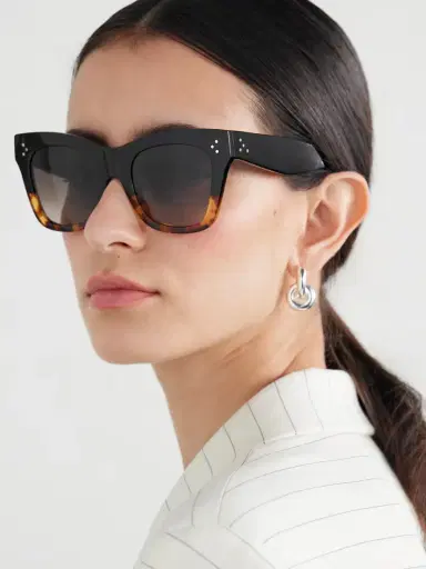 CELINE Eyewear Oversized Cat-eye Acetate Sunglasses | Thumbnail 2