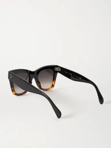 CELINE Eyewear Oversized Cat-eye Acetate Sunglasses | Thumbnail 3