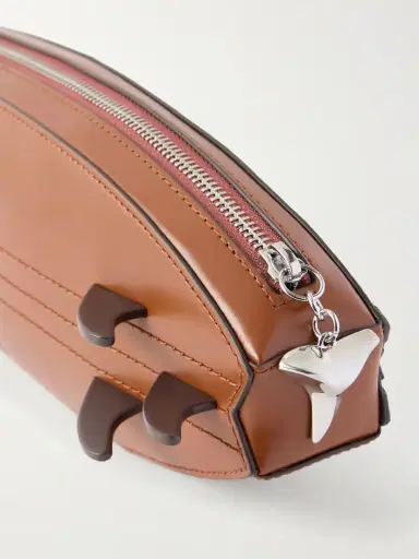 Staud Surfboard Striped Leather Clutch | Thumbnail 5