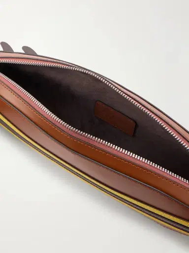 Staud Surfboard Striped Leather Clutch | Thumbnail 6