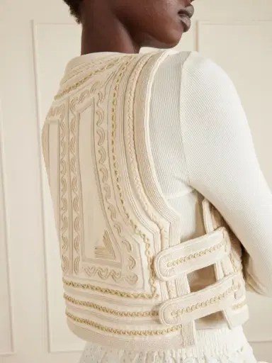 Isabel Marant Blerina Embroidered Cotton Vest | Thumbnail 5 Isabel Marant Blerina Embroidered Cotton Vest | Thumbnail 5