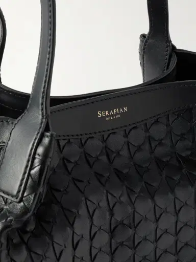 Serapian Secret Large Woven Leather Tote | Thumbnail 4 Serapian Secret Large Woven Leather Tote | Thumbnail 4