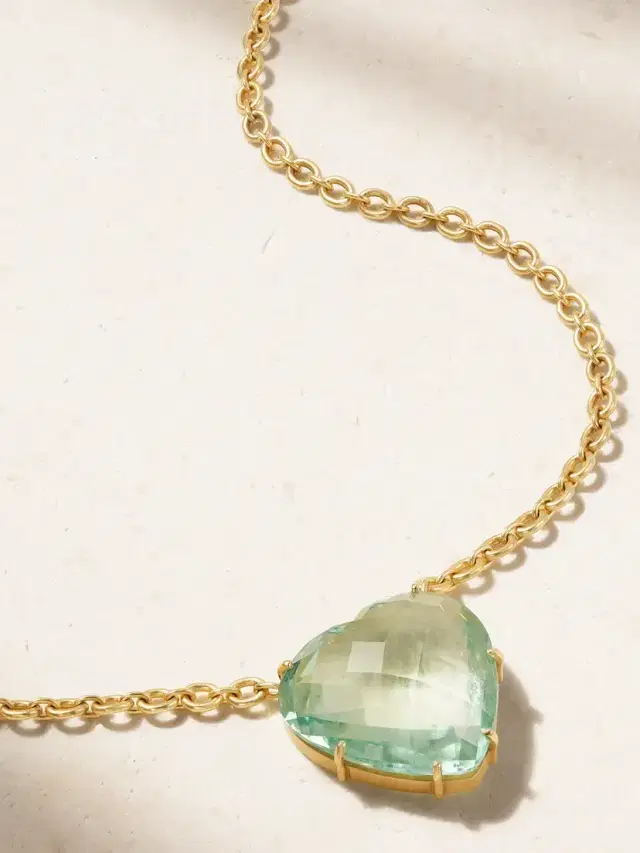 Love 18-karat Gold Beryl Necklace