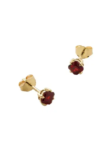 STONE AND STRAND 10-karat Gold Garnet Earrings | Thumbnail 1