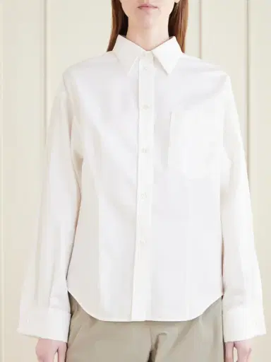Balenciaga Cotton And Silk-blend Shirt | Thumbnail 3 Balenciaga Cotton And Silk-blend Shirt | Thumbnail 3