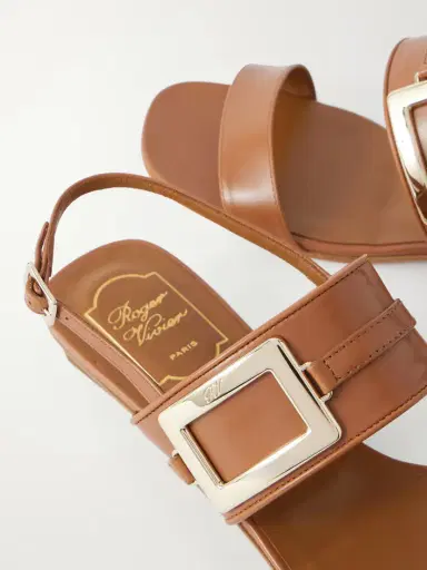 Roger Vivier Belle Vivier 20 Embellished Leather Sandals | Thumbnail 5 Roger Vivier Belle Vivier 20 Embellished Leather Sandals | Thumbnail 5