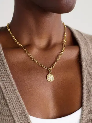 Foundrae Reverie Small Mixed Clip 18-karat Gold Diamond Necklace | Thumbnail 2