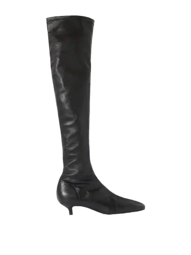 TOTEME Leather Knee Boots | Thumbnail 1