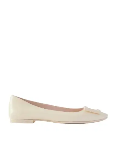 Roger Vivier Gommettine Patent-leather Ballet Flats | Thumbnail 1