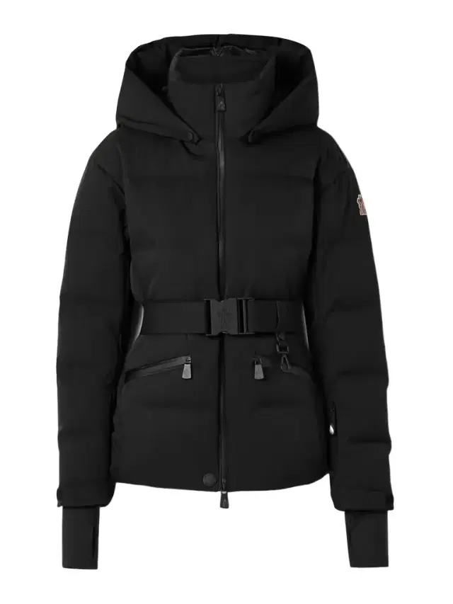 Tolima Hooded Belted Quilted Down Ski Jacket