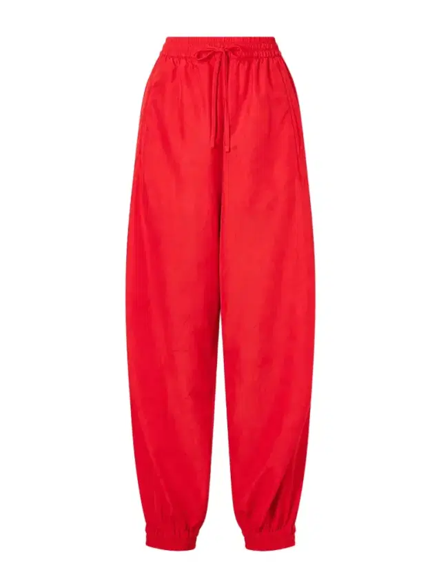 Crinkled Cotton-blend Balloon Pants