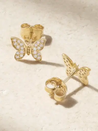 Sydney Evan 14-karat Gold Diamond Earrings | Thumbnail 3 Sydney Evan 14-karat Gold Diamond Earrings | Thumbnail 3