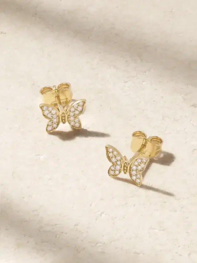 14-karat Gold Diamond Earrings