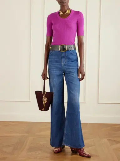 Chloé Ribbed Wool Top | Thumbnail 2 Chloé Ribbed Wool Top | Thumbnail 2
