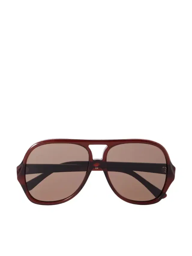 Salomé Aviator-style Acetate Sunglasses