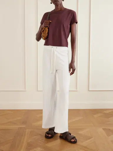James Perse Cropped Cotton-jersey T-shirt | Thumbnail 2