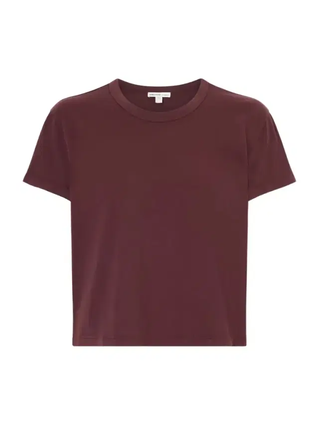 Cropped Cotton-jersey T-shirt