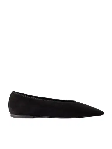 TOTEME The Minimalist Suede Ballet Flats | Thumbnail 1