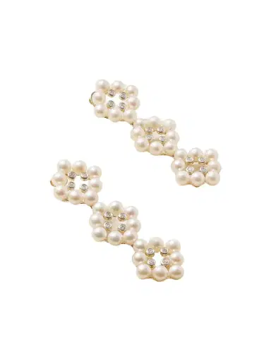 Mateo 14-karat Gold, Pearl And Diamond Earrings | Thumbnail 1