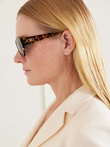 DIOR Eyewear Diorglow A1u Aviator-style Acetate Sunglasses | Thumbnail 5 DIOR Eyewear Diorglow A1u Aviator-style Acetate Sunglasses | Thumbnail 5