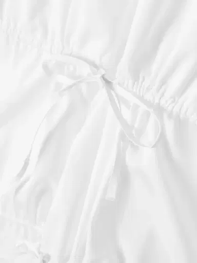 Alaïa Gathered Cotton-poplin Mini Dress | Thumbnail 4