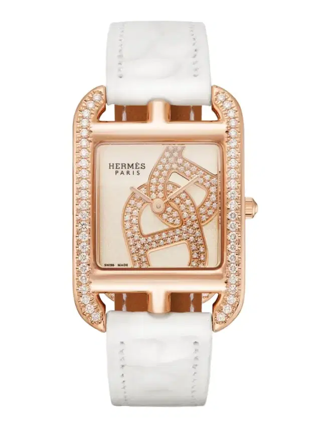 Cape Cod 31mm Small 18-karat Rose Gold, Alligator, Mother-of-pearl And Diamond Watch