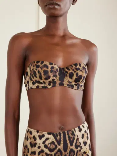 Dolce & Gabbana Leopard-print Balconette Bikini Top | Thumbnail 4