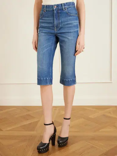 Chloé Capri Mid-rise Slim-leg Organic Jeans | Thumbnail 3