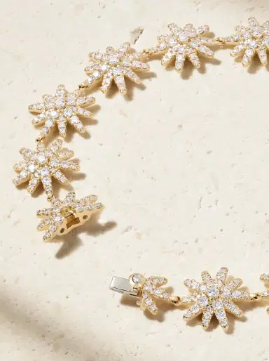 David Yurman Starburst 18-karat Gold Diamond Bracelet | Thumbnail 3